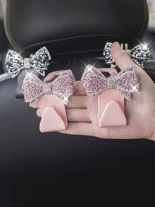 1pc/2pcs Car Seat Back Hanger Hooks, Automotive Rear Seat Small Hanging Hooks, Car Interior Decor