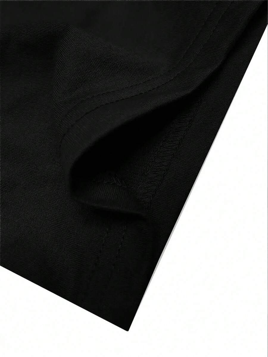 Muška ležerna streetwear majica kratkih rukava sa okruglim izrezom