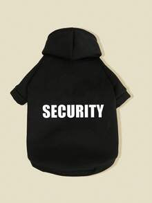 PETSIN 1pc Pet Hoodie Sweatshirt, Warm Fleece Lined Pet Clothes For Small Dogs & Cats, Suitable For Autumn/Winter
