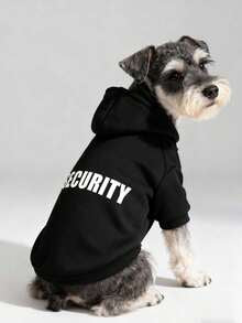 PETSIN 1pc Pet Hoodie Sweatshirt, Warm Fleece Lined Pet Clothes For Small Dogs & Cats, Suitable For Autumn/Winter