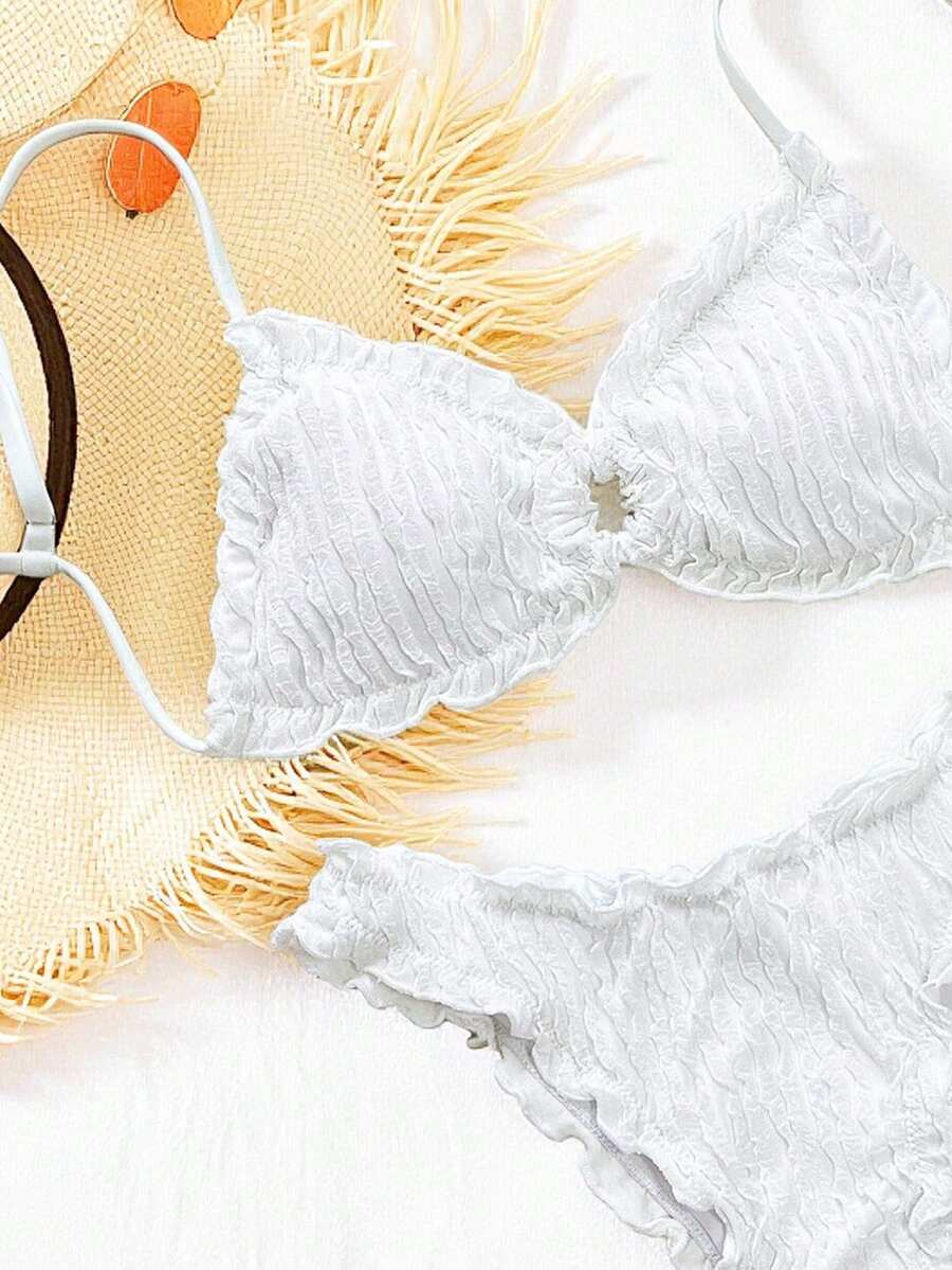 Jednobojni  Casual Bikini Set za Žene