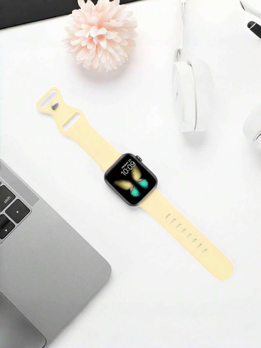Unisex modni ležerni kaiš za sat od silikona , kompatibilan sa Apple Watch 38mm 40mm 41mm 45mm 46mm 44mm 49mm