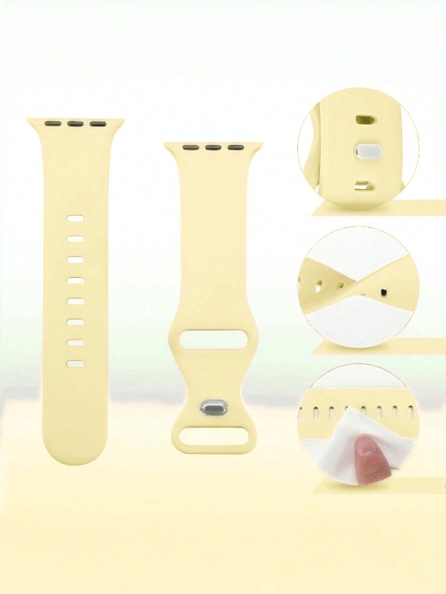 Unisex modni ležerni kaiš za sat od silikona , kompatibilan sa Apple Watch 38mm 40mm 41mm 45mm 46mm 44mm 49mm