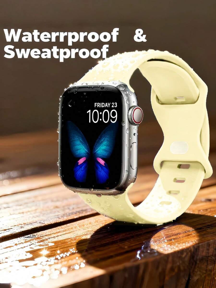 Unisex modni ležerni kaiš za sat od silikona , kompatibilan sa Apple Watch 38mm 40mm 41mm 45mm 46mm 44mm 49mm