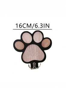 1pc Customized Wooden Bone-Shaped Dog Leash Hook