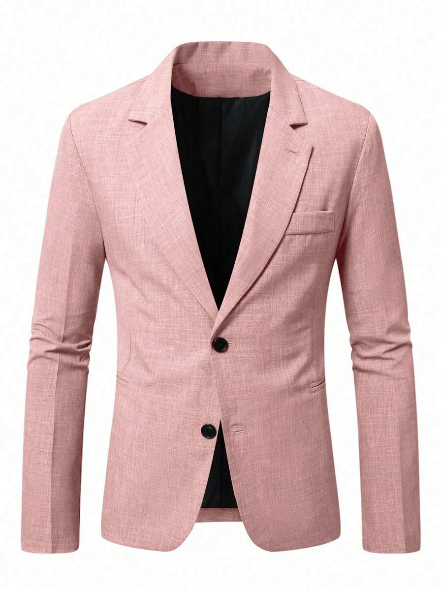 Muški letnji smart casual blejzer, regular fit, dugih rukava