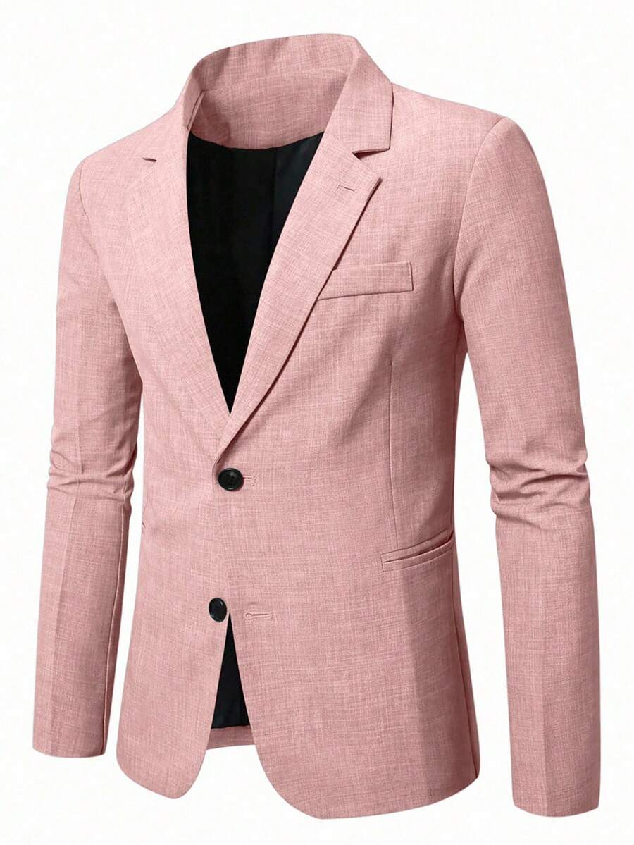 Muški letnji smart casual blejzer, regular fit, dugih rukava