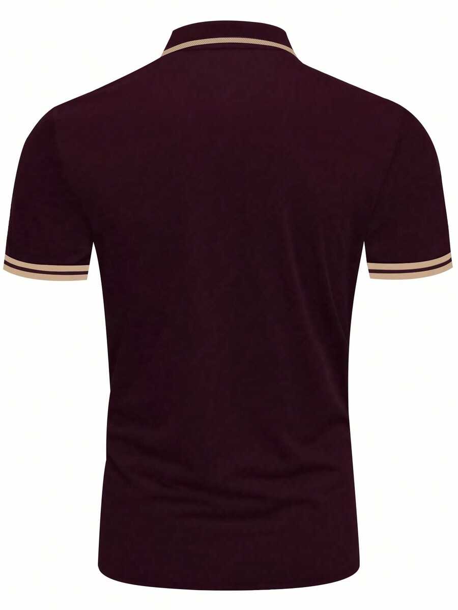 Muška vintage golf polo majica sa kragnom