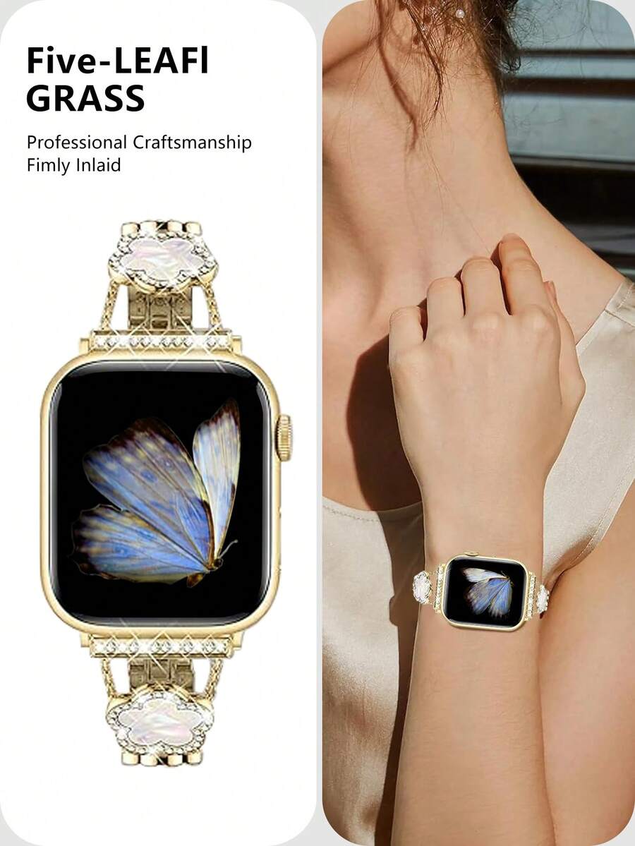Narukvica kompatibilna sa Apple Watch, ženska crnakompatibilna sa Apple Watch 38/40/41/42/44/45/46/49mm