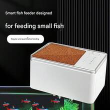 Automatic Fish Tank Feeder, Timed Portion Feeder, Small Fish Dedicated Feeder, Automatic Fish Feeding Device, Suitable For Betta, Goldfish, Aquarium Fish Feeding Machine (Batteries Not Included)