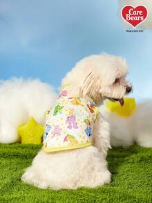 Care Bears X PETSIN PETSIN 1pc Colorful Love Bear Cartoon Print Pet Tank Top
