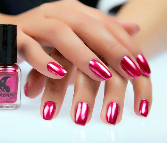 Mirror Silver Gel lak