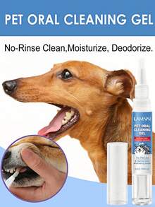 Pet Teeth Cleaning Pen Dog Teeth Cleaning Gel With Soft Brush Head - Suitable For Oral Care Of Dogs And Cats - For Fresh Breath And Gum Health - An Easy-To-Use Pet Teeth Cleaner