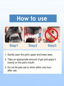 Pet Teeth Cleaning Pen Dog Teeth Cleaning Gel With Soft Brush Head - Suitable For Oral Care Of Dogs And Cats - For Fresh Breath And Gum Health - An Easy-To-Use Pet Teeth Cleaner