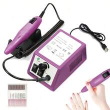 20,000 RPM Nail Drill Kit - Electric Nail Grinder, Gel Polish Remover, Portable Nail Polisher, Manicure Tools