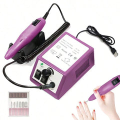 20,000 RPM Nail Drill Kit - Electric Nail Grinder, Gel Polish Remover, Portable Nail Polisher, Manicure Tools