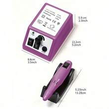 20,000 RPM Nail Drill Kit - Electric Nail Grinder, Gel Polish Remover, Portable Nail Polisher, Manicure Tools
