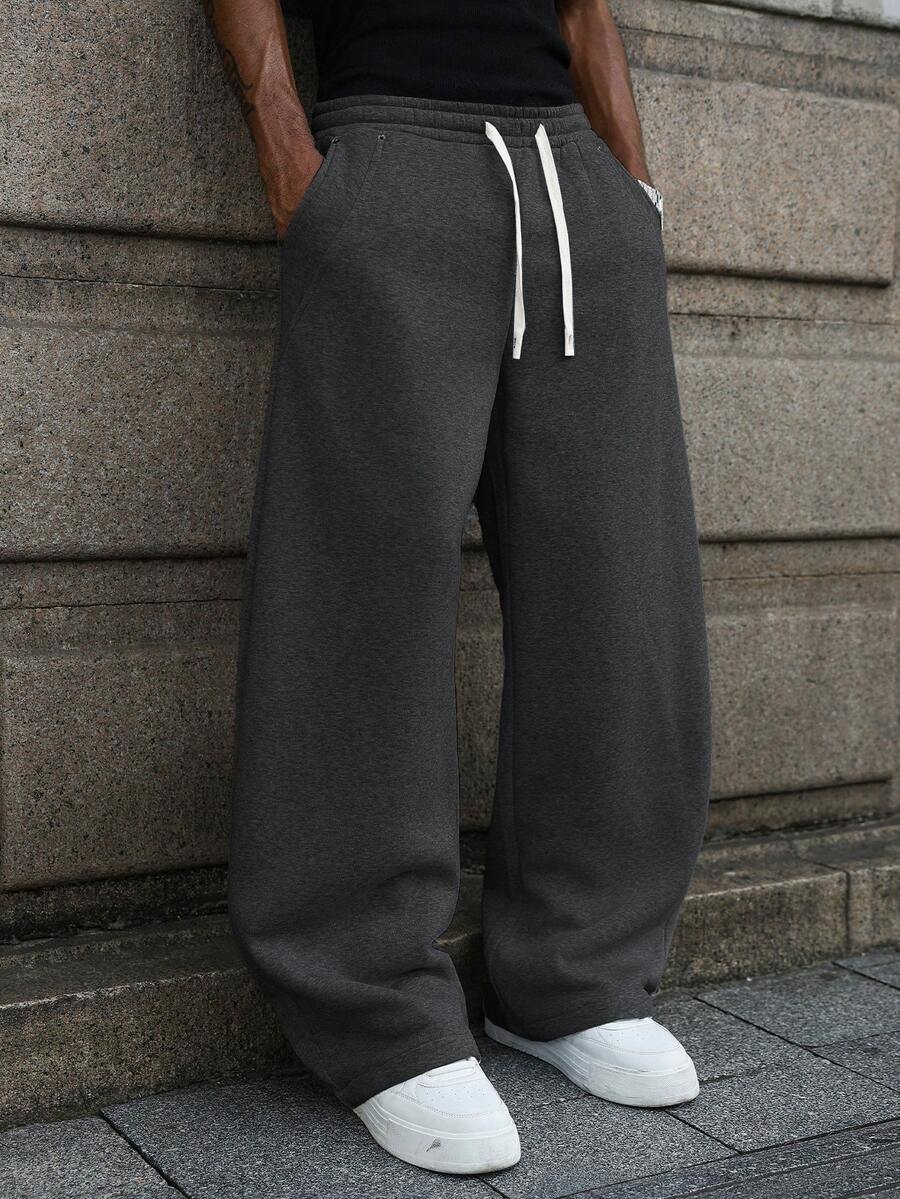 Muške ležerne trenerke širokog kroja, streetwear jogeri