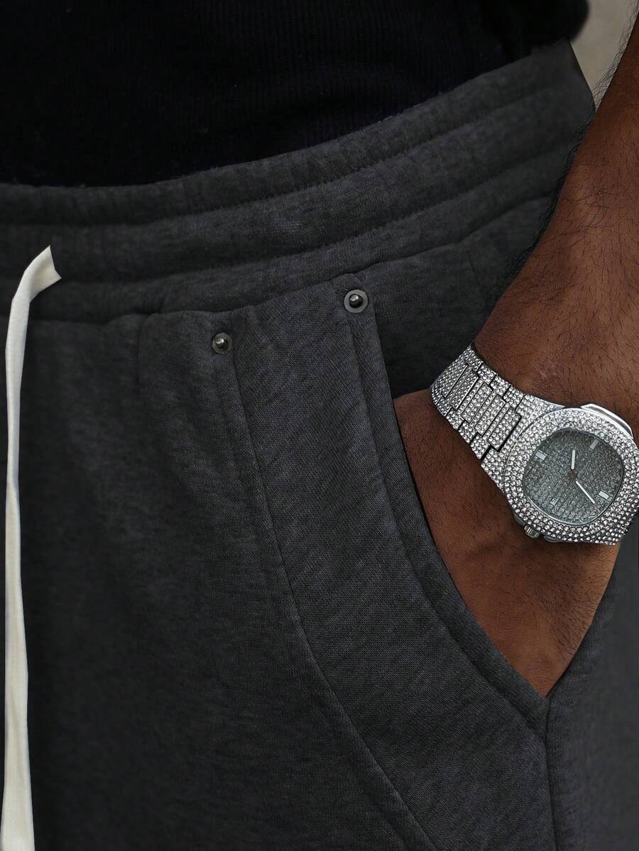Muške ležerne trenerke širokog kroja, streetwear jogeri