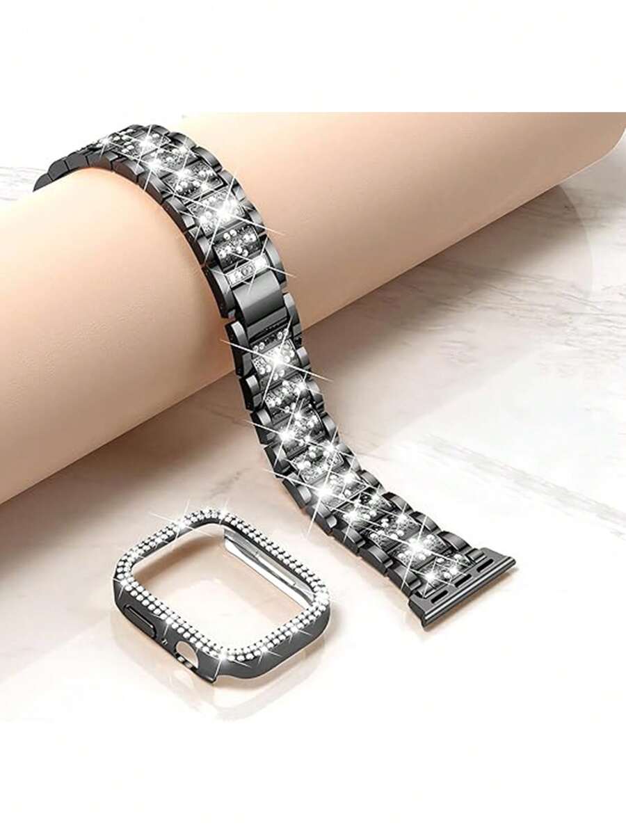 Kompatibilna narukvica i kućište 38/40/41/42/44/45/46/49mm, Kompatibilno sa Apple Watch Series Ultra/11/10/9/8/7/6/5/4/3/SE