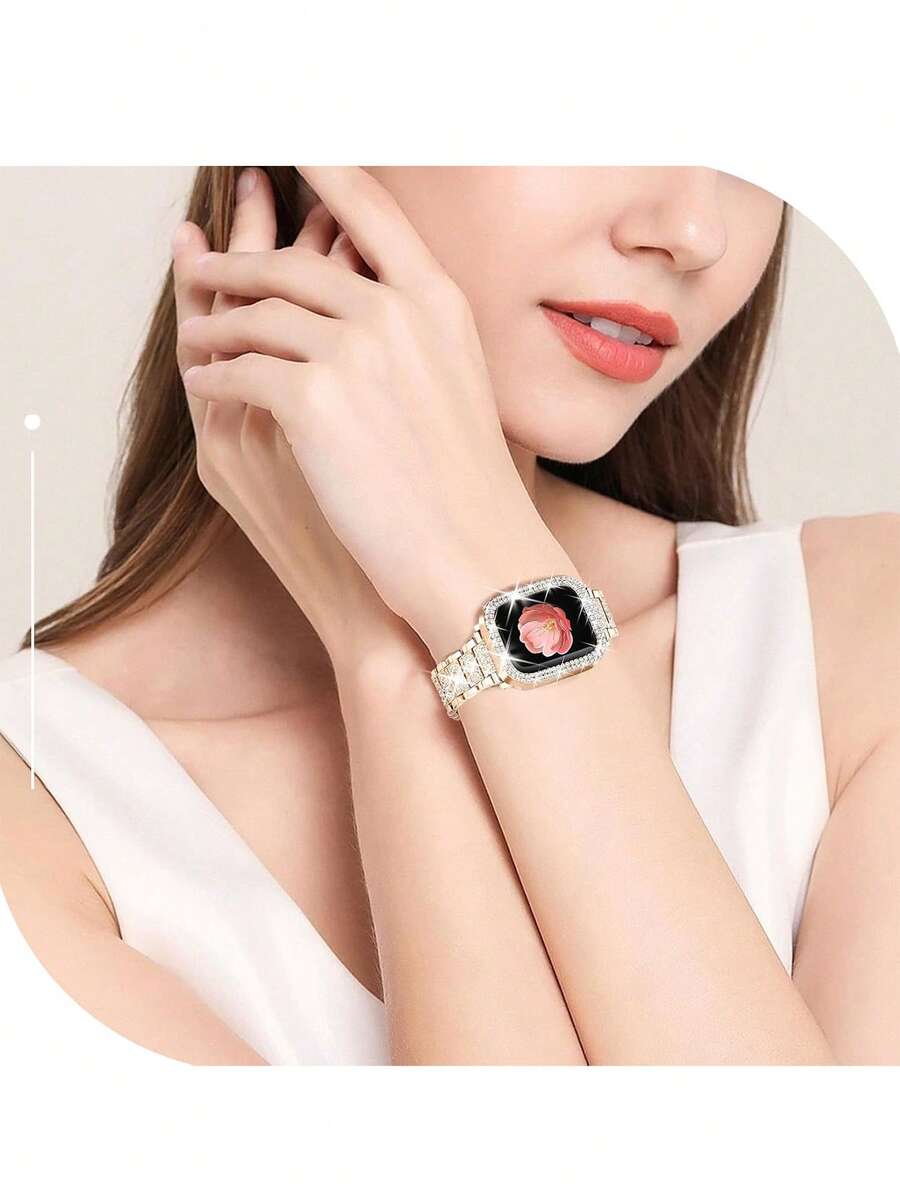 Kompatibilna narukvica i kućište 38/40/41/42/44/45/46/49mm, Kompatibilno sa Apple Watch Series Ultra/11/10/9/8/7/6/5/4/3/SE