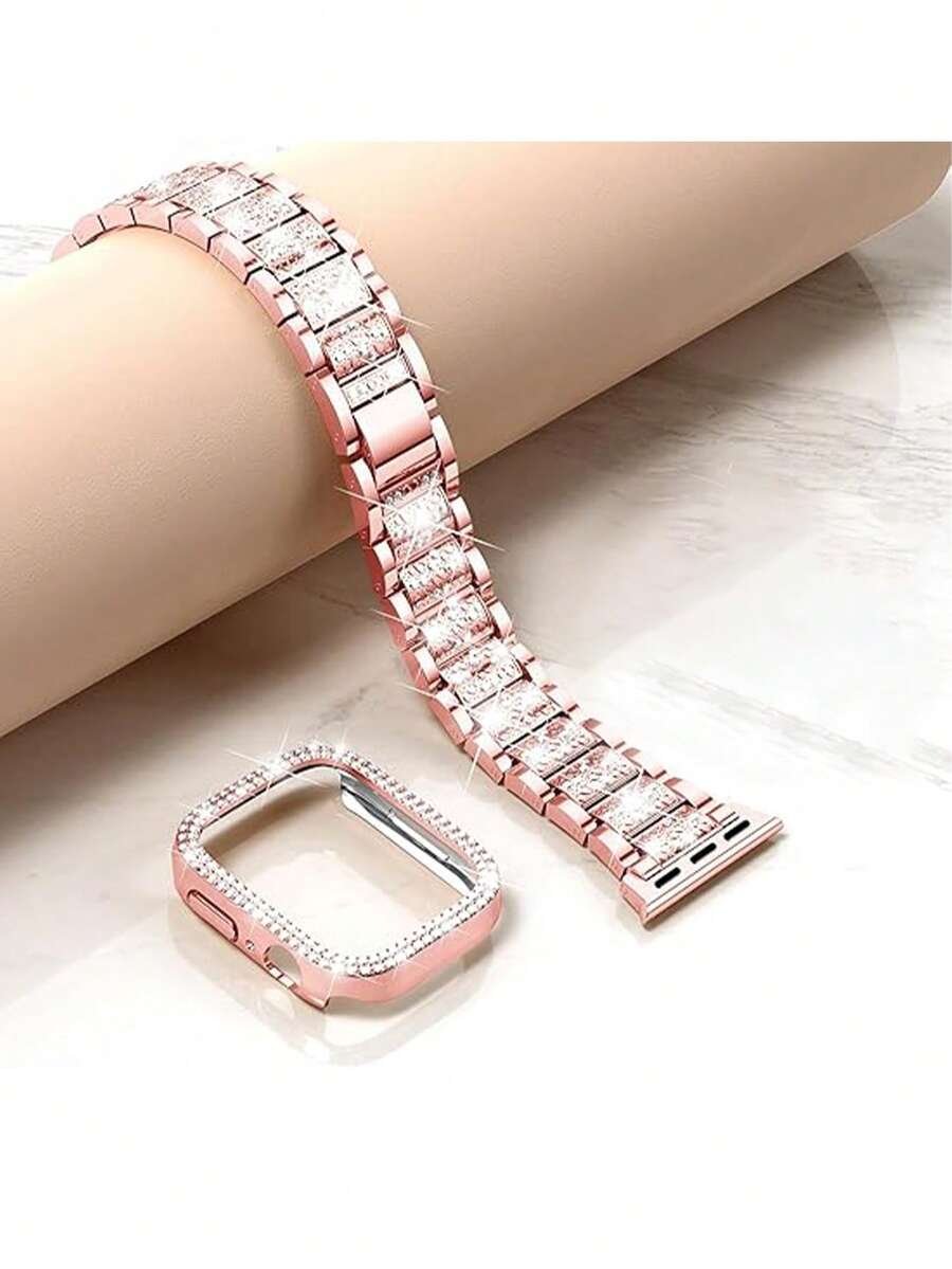 Kompatibilna narukvica i kućište 38/40/41/42/44/45/46/49mm, Kompatibilno sa Apple Watch Series Ultra/11/10/9/8/7/6/5/4/3/SE