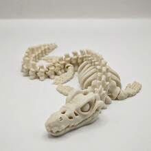 Realistic Mosasaurus Skeleton Replica For Aquarium Decor - Large Dinosaur Fossil Model With White Fins And Tail, For Fish Tank Decoration, Marine Reptile Display, Paleontology Themed Gift, Suitable For Collectors And Aquarium Hobbyists (Suitable For Fish)