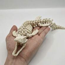 Realistic Mosasaurus Skeleton Replica For Aquarium Decor - Large Dinosaur Fossil Model With White Fins And Tail, For Fish Tank Decoration, Marine Reptile Display, Paleontology Themed Gift, Suitable For Collectors And Aquarium Hobbyists (Suitable For Fish)