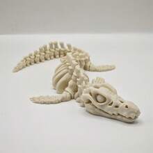 Realistic Mosasaurus Skeleton Replica For Aquarium Decor - Large Dinosaur Fossil Model With White Fins And Tail, For Fish Tank Decoration, Marine Reptile Display, Paleontology Themed Gift, Suitable For Collectors And Aquarium Hobbyists (Suitable For Fish)