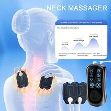 Dual Output TENS Pulse Massager, EMS Pulse Massage Technology, 6 Massage Modes, 19 Intensity Levels