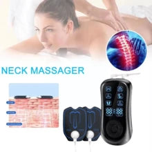 Dual Output TENS Pulse Massager, EMS Pulse Massage Technology, 6 Massage Modes, 19 Intensity Levels