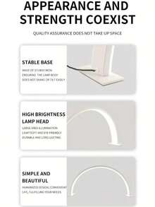 1pc LED Crescent Lamp, USB Powered, Portable, Suitable For Manicure, Eyelash Extension, Tattoo Lighting, Fashion Design, Manicure Lighting, Modern Desk Lamp Gift