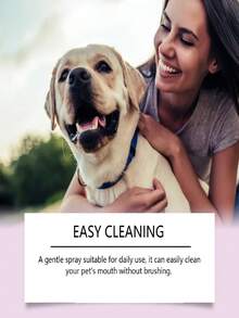 1Pc/2pcs Pet Tooth Spray To Clean Pet'S Mouth And Teeth, Remove Stains And Yellow Teeth