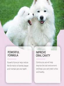 1Pc/2pcs Pet Tooth Spray To Clean Pet'S Mouth And Teeth, Remove Stains And Yellow Teeth