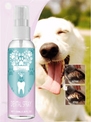 1Pc/2pcs Pet Tooth Spray To Clean Pet'S Mouth And Teeth, Remove Stains And Yellow Teeth