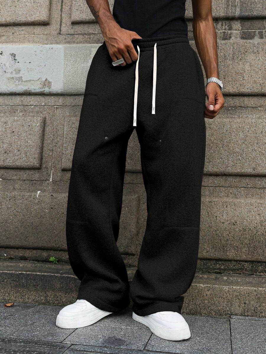 Muške ležerne trenerke širokog kroja, streetwear jogeri