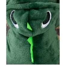 1pc Cute Green Dinosaur Transformation Pet Clothes, Warm Outfit For Small Dogs Like Teddy, Poodle, Christmas Gift For Pets