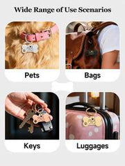 Ayotu Customized Pet Dog ID Tag, Personalized Laser Engraved Dog Tag And Owner's Love Tag, Customized Engraved Phone Tag, Cat & Dog ID Tag, Alloy Pendant Dog Collar