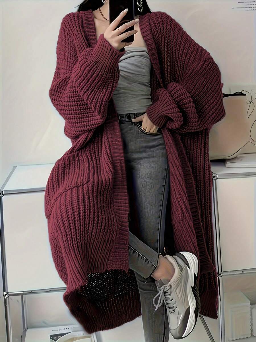2026 elegantan ležeran pleteni kardigan-džemper