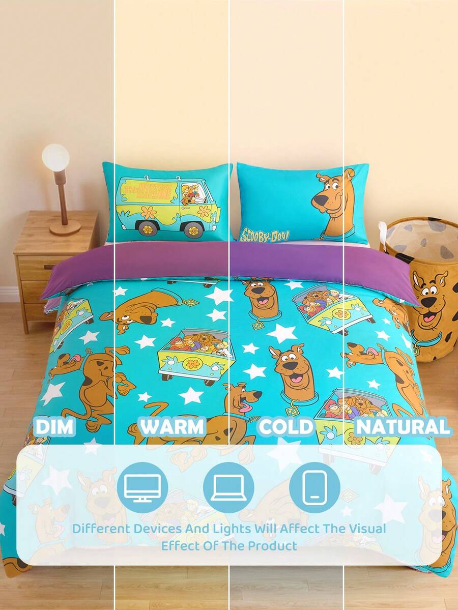 TOM & JERRY Set od 3 komada navlaka za jorgan sa crtanim uzorkom, mekan, udoban, topao
