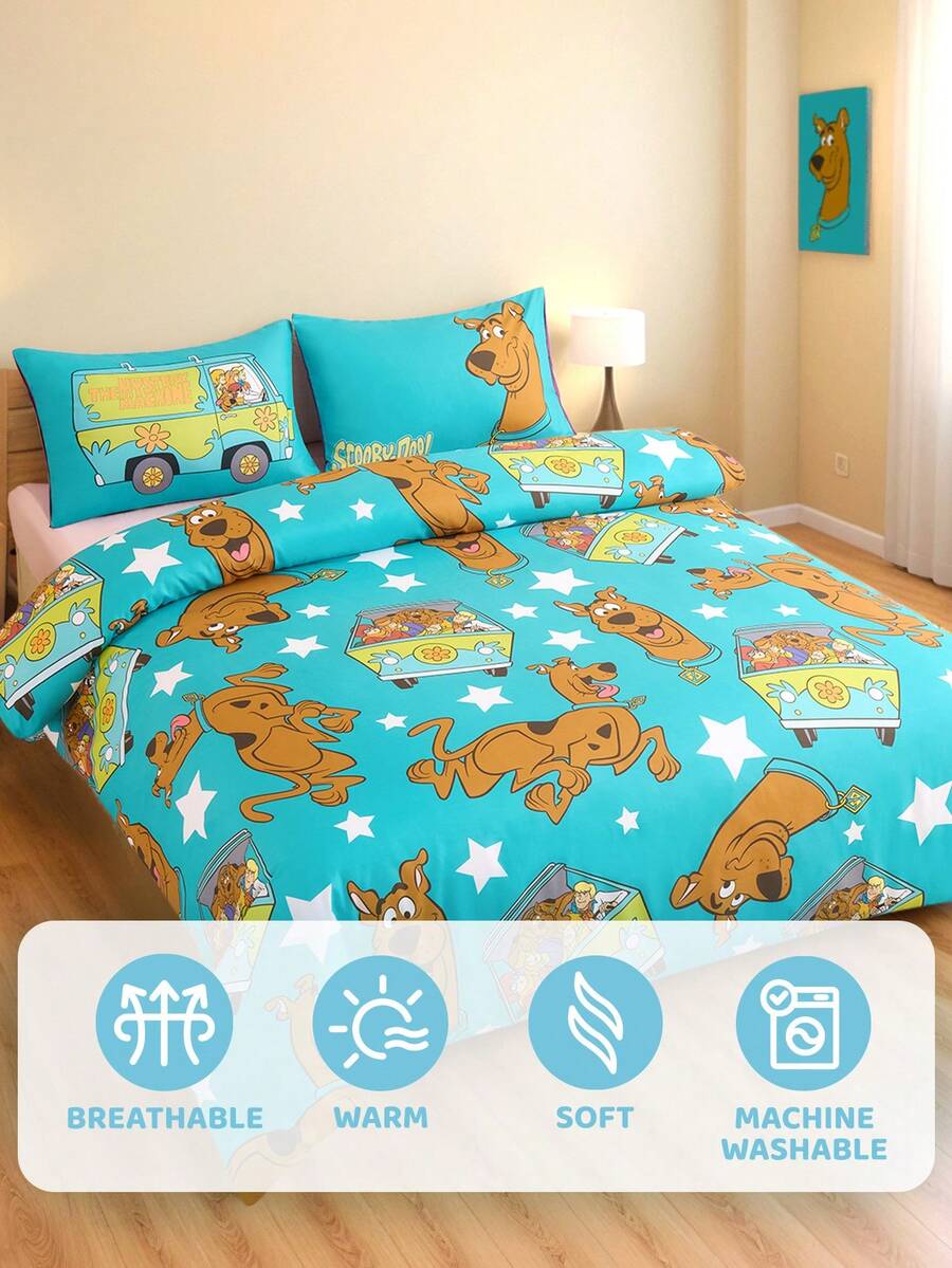 TOM & JERRY Set od 3 komada navlaka za jorgan sa crtanim uzorkom, mekan, udoban, topao
