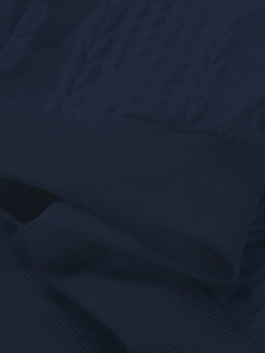 Muški jesenji smart casual duks na četvrt ziper