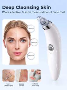 Teckwe Blackhead Vacuum Remover, Powerful Portable Facial Pore Cleaner With 4 Probes, Remove Blackhead In Gentle And Way Without Squeezing Pain For Women And Men. Your Personal Professional Beautician.
