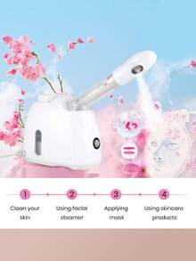 KSKIN Home Use Portable Face Steamer Beauty Face Sprayer Spa Steamer Nano Facial Steamer