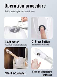 KSKIN Home Use Portable Face Steamer Beauty Face Sprayer Spa Steamer Nano Facial Steamer