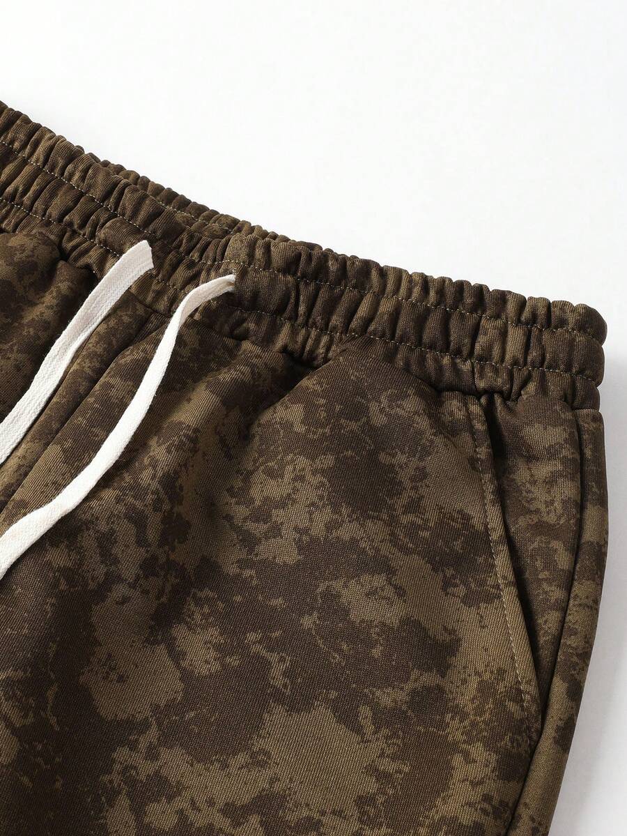 2 kom/set muški  duks sa kapuljačom i joger pantalone sa pertlom