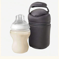 1 kom crna termo torba za flašicu, vodootporna, lagana, pogodna za kolica, kompatibilna sa Tommee Tippee flašicama