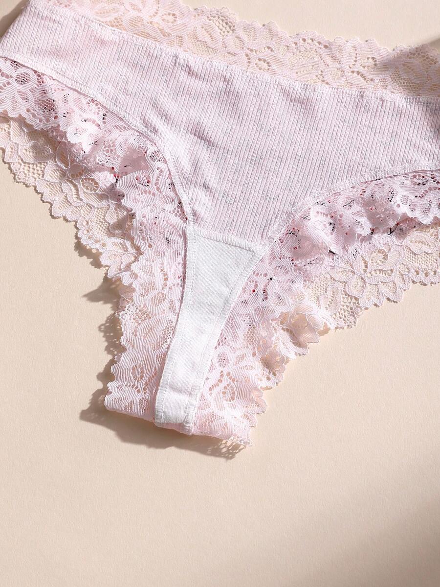 5 kom ženskih seksi čipkastih bešavnih gaćica, meke, udobne i prozračne
