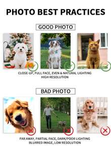 1pc Personalized Pet Blanket Using Pet Photo + Name Custom Dog Portrait Blanket Dog Blankets Cat Picture Blanket Pet Photo Pet Parent Gift, Gotcha Day Gift