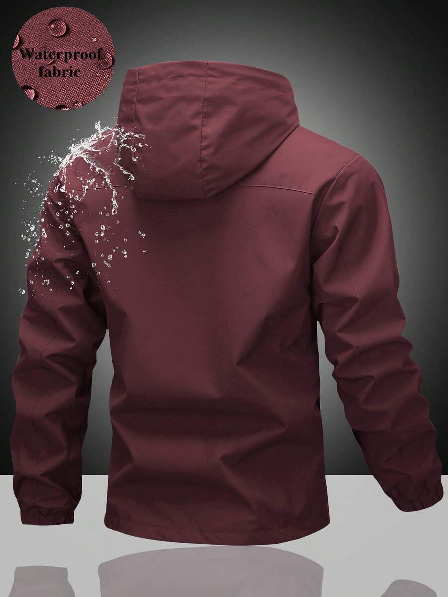 Muška softshell vetrovka sa kapuljačom i pertlama